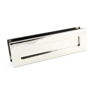 Metal Letter Plate Polished Nickel