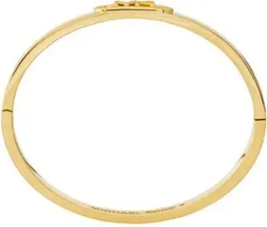 Michael Kors Ladies' MK Gold Tone Stainless Steel Bangle