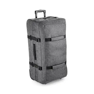 BagBase Escape Check-In Wheelie Bag Grey Marl (One Size)