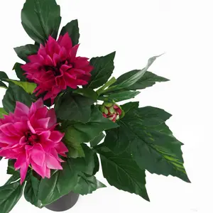 50cm Artificial Dhalia Plant Pink