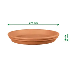 Verve Laleh Terracotta Saucer (Dia)27.7cm