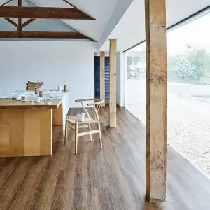 Dec55 1257 Natural Ash Natural Wood Effect 2.5mm Glue-Down Contract LVT For Domestic & Commercial Use 3.888 m² Per Pack