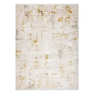 Modern carpet DUKE 51546 cream / gold - Vintage, structured, very soft 240x330 cm