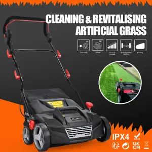 Sweepy box MK II Artificial Grass Brush 1800W, Electric Artificial Grass/Lawn Sweeper Cleaner Machine