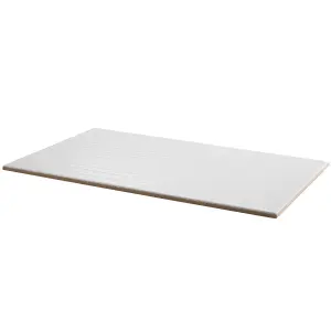 Colours Salerna White Gloss Linear Porcelain Wall Tile Sample