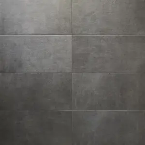 Colours Structured Grey Matt Concrete effect Textured Porcelain Indoor Wall & floor Tile, Pack of 6, (L)600mm (W)300mm