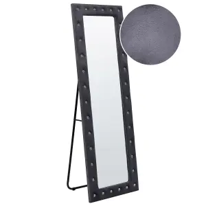 Standing Mirror ANSOUIS Velvet Dark Grey