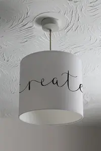 Text Create (Ceiling & Lamp Shade) / 25cm x 22cm / Lamp Shade