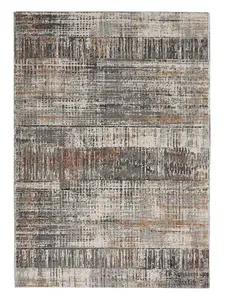 Multicoloured Modern Abstract Rug Easy to clean Living Room Bedroom and Dining Room-160cm X 221cm