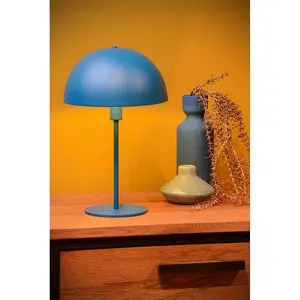 Lucide Siemon Modern Table Lamp 25cm - 1xE14 - Blue