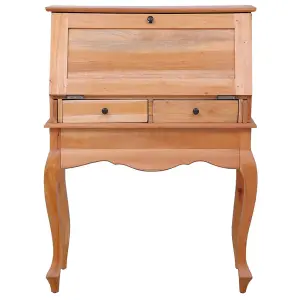 Berkfield Secretary Desk 78x42x103 cm Solid Mahogany Wood