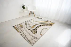 Balletto Rug 18BA Anthra/Ochre Home Décor