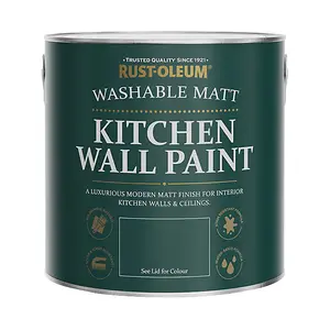 Rust-Oleum Pickled Olive Matt Kitchen Wall Paint 2.5L