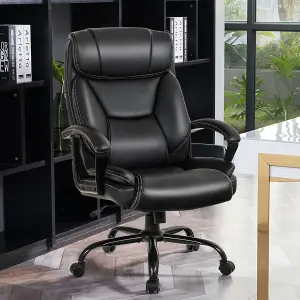 Costway Big &Tall Office Chair Swivel Padded Executive Chair Ergonomic Adjustable Height