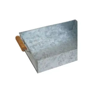 Maison by Premier Drummond Galvanised Steel Rectangular Tray