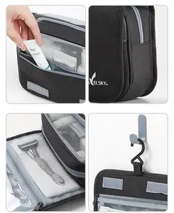 Black Large Capacity Portable Waterproof Foldable Storage Bag