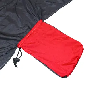 SunDaze Ultralight Travel Camping Hammock Breathable Quick-drying Nylon Red&Dark Grey