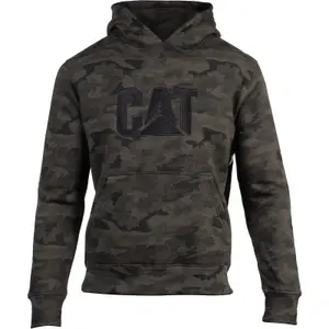 Caterpillar Trademark Hooded Pullover Work Jumper Night Camouflage - S