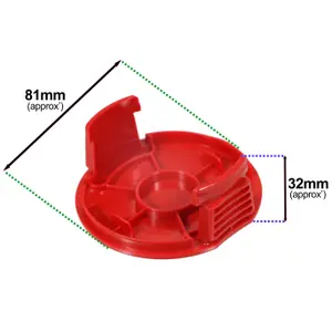 SPARES2GO Spool Cover Cap compatible with Bosch EasyGrassCut 18-230 18-26 18-260 23 26 Strimmer Trimmer