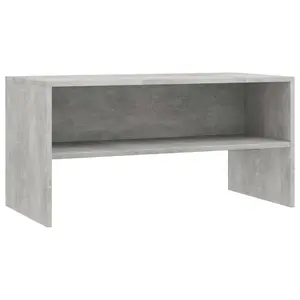 Berkfield TV Cabinet Concrete Grey 80x40x40 cm Engineered Wood