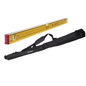 Stabila 96-2 4ft Spirit Level 120cm  3 Vial + Padded Level Bag 15229 STB962120