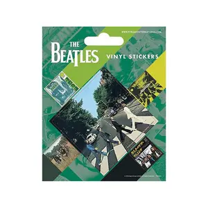 The Beatles Vinyl Abbey Road Stickers (Pack of 5) Multicoloured (One Size)