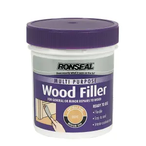 Ronseal Multi purpose Light Ready mixed Wood Filler, 460g