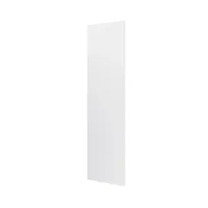 GoodHome Garcinia Gloss light grey slab End panel (H)2190mm (W)570mm