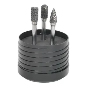 Sealey Tungsten Carbide Rotary Burr Set 3pc SDBK3