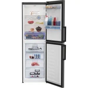 Beko CFP3691DVG 50:50 Freestanding Frost free Fridge freezer - Graphite