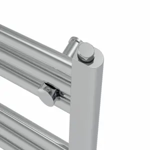 Right Radiators 600x600 mm Curved Heated Towel Rail Radiator Bathroom Ladder Warmer Chrome