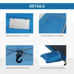 2 Person Tent Blue