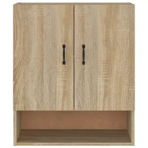 Berkfield Wall Cabinet Sonoma Oak 60x31x70 cm Engineered Wood