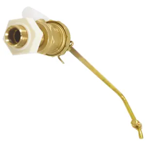 SPARES2GO Toilet Float Valve 1/2" Part 2 BS1212/2 Low Pressure Side Entry 4 1/2" Copper Ball Kit