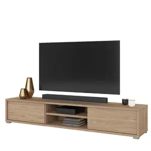 Minimalist Frida 40 Floating TV Cabinet 1800mm in Light Oak - Sleek Entertainment Centre H320mm D360mm