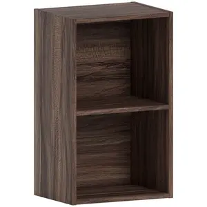 Gerardi Standard Bookcase Walnut / 54 cm H x 32 cm W