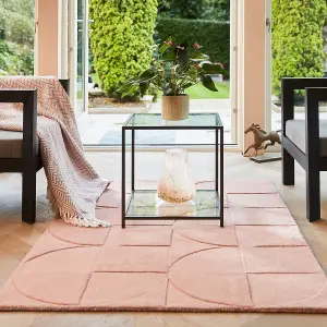 Geometric   Luxurious Handmade  Modern Easy to clean Rug for Dining Room, Bed Room, and Living Room-200cm X 290cm