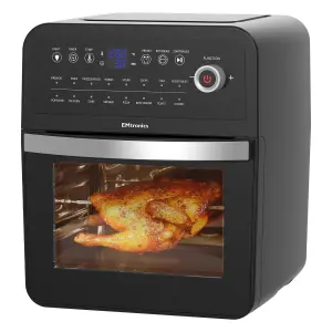 EMtronics 12L Air Fryer Oven Combi Digital with Timer - Black