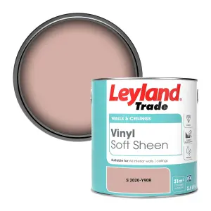 Leyland Trade Vinyl Soft Sheen Walls & Ceilings Emulsion Paint (S 2020-Y90R) - 2.5L