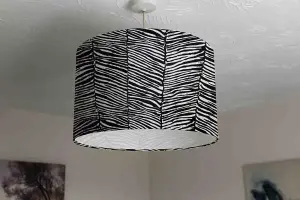 Zebra Animal Print (Ceiling & Lamp Shade) / 25cm x 22cm / Lamp Shade