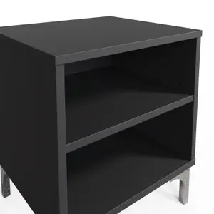 Elevate Black TV Cabinet with mood lighting & Intelligent eye