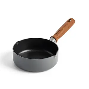 GreenPan Mayflower Pro Non-Stick Saucepan with Pouring Spouts Charcoal Grey