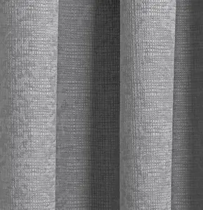 Enhanced Living Matrix Grey Silver 46 x 54 inch (117x137cm) Tape Top Thermal Noise reducing Dim Out Curtains