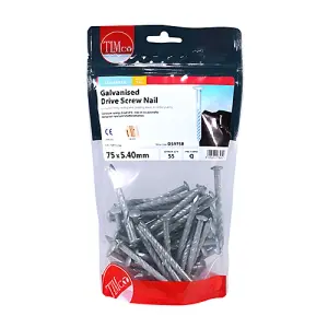 Timco - Drive Screws - Galvanised (Size 75 x 5.40 - 1 Kilograms)