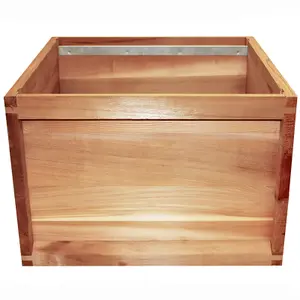 National Bee Hive Cedar Deep Brood Box Beekeeping Bee Keeping Beehive