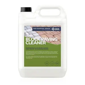 Stonecare4U Block Paving Cleaner (5L)  - Easy Removal of Dirt, Moss, Weeds & Algae