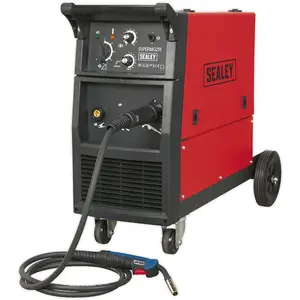 250A MIG Welder with Forced Air Cooling and Non-Live Euro Torch - 230V Power Supply