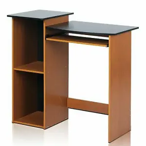 Furinno Econ Multipurpose Computer Writing Desk, Light Cherry/Black