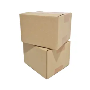 Brown Single Wall Cardboard Boxes 6" x 5" x 4" Durable Parcel Box and Packing Box, Small Shipping boxes (Pack of 100)