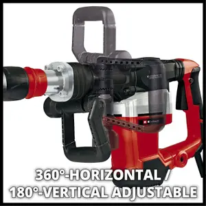 Einhell Demolition Hammer 32J SDS-Max 1500W With Heavy Duty Storage Case 360 Degree Handle Adjustment TE-DH 32